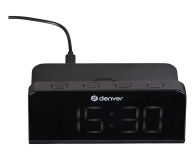 Denver Budzik Denver ECQ-103 z ładowarką indykcyjną QI (10W) - 1534932 - zdjęcie 2